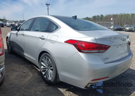 2017 Genesis G80 Base z USA, uszkodzony, nr VIN KMHGN4JE4HU175417